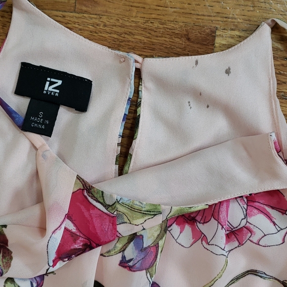 IZ Byer Flower print dress sz S - Picture 12 of 12